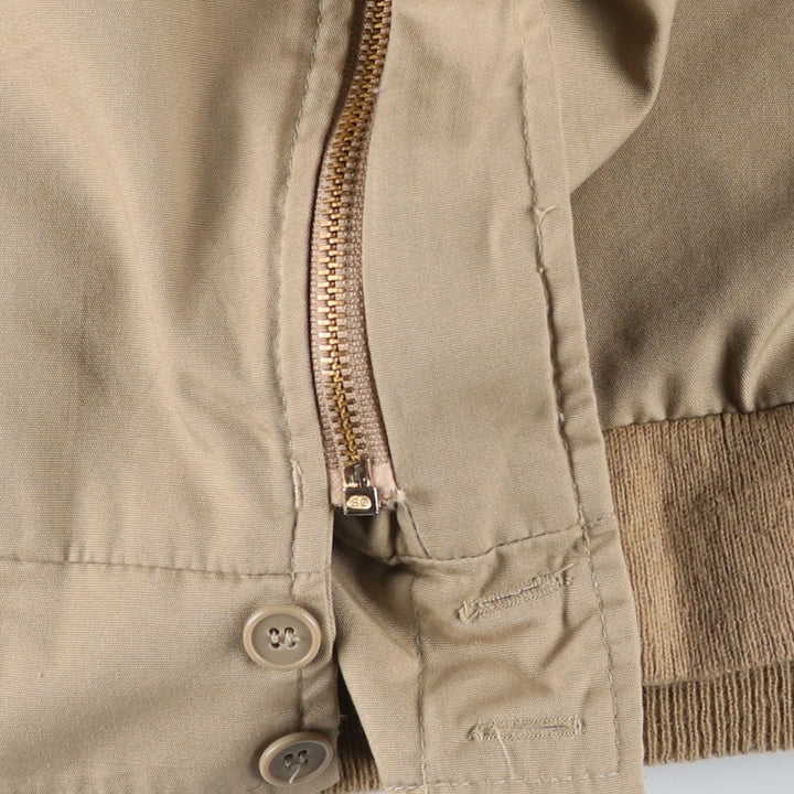 Vintage 80s-90'S Town Craft Derby Jacket, Cup Shoulder, Men's XL cotton Beige type Vintage Second Hand