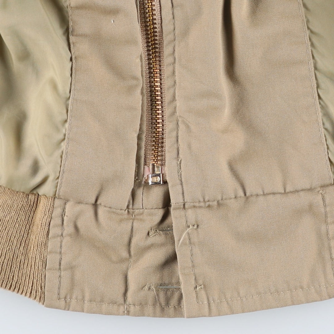 Vintage 80s-90'S Town Craft Derby Jacket, Cup Shoulder, Men's XL cotton Beige type Vintage Second Hand