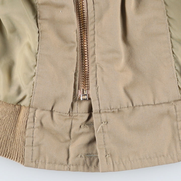 Vintage 80s-90'S Town Craft Derby Jacket, Cup Shoulder, Men's XL cotton Beige type Vintage Second Hand