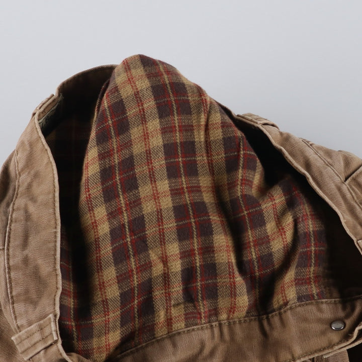 1990'S LLBean Duck Work Pants, Men's Size W31 (approx.) cotton brown type Vintage Second Hand