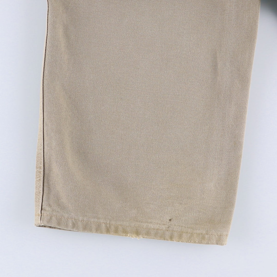 Carhartt Duck Painter Pants, Men's, W34 equivalent cotton Khaki type Vintage Second Hand