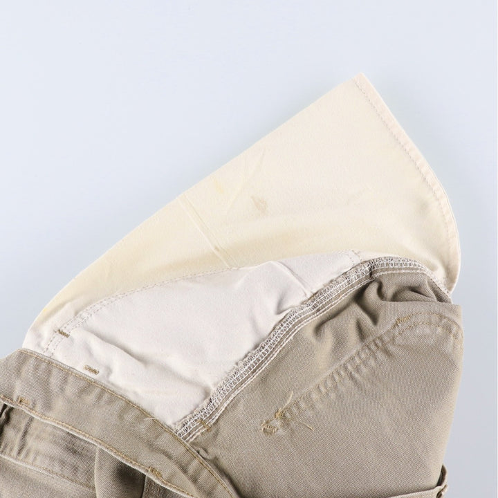 Carhartt Duck Painter Pants, Men's, W34 equivalent cotton Khaki type Vintage Second Hand