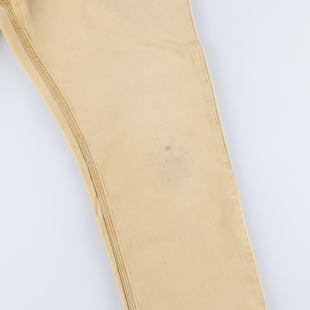 Carhartt Relaxed Fit Duck Work Pants, Men's, W34 equivalent cotton Beige type Vintage Second Hand