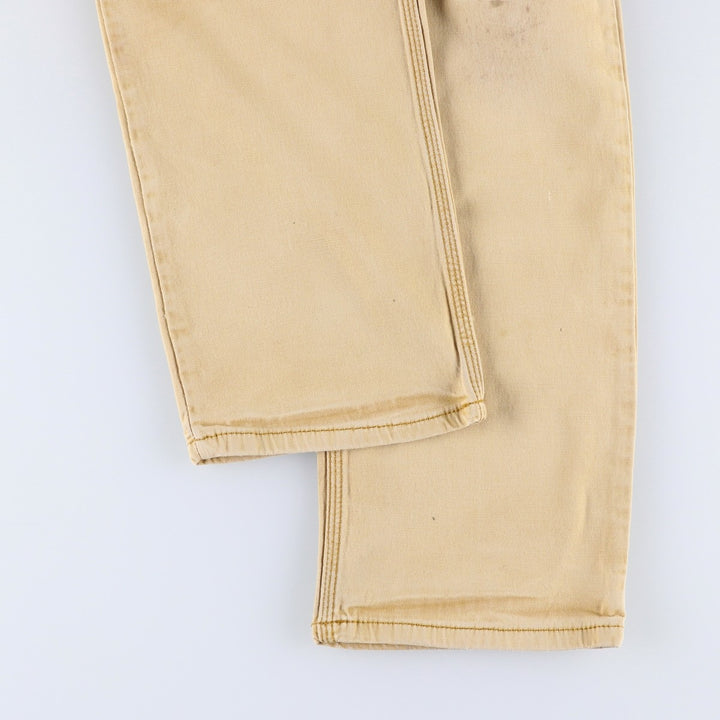 Carhartt Relaxed Fit Duck Work Pants, Men's, W34 equivalent cotton Beige type Vintage Second Hand