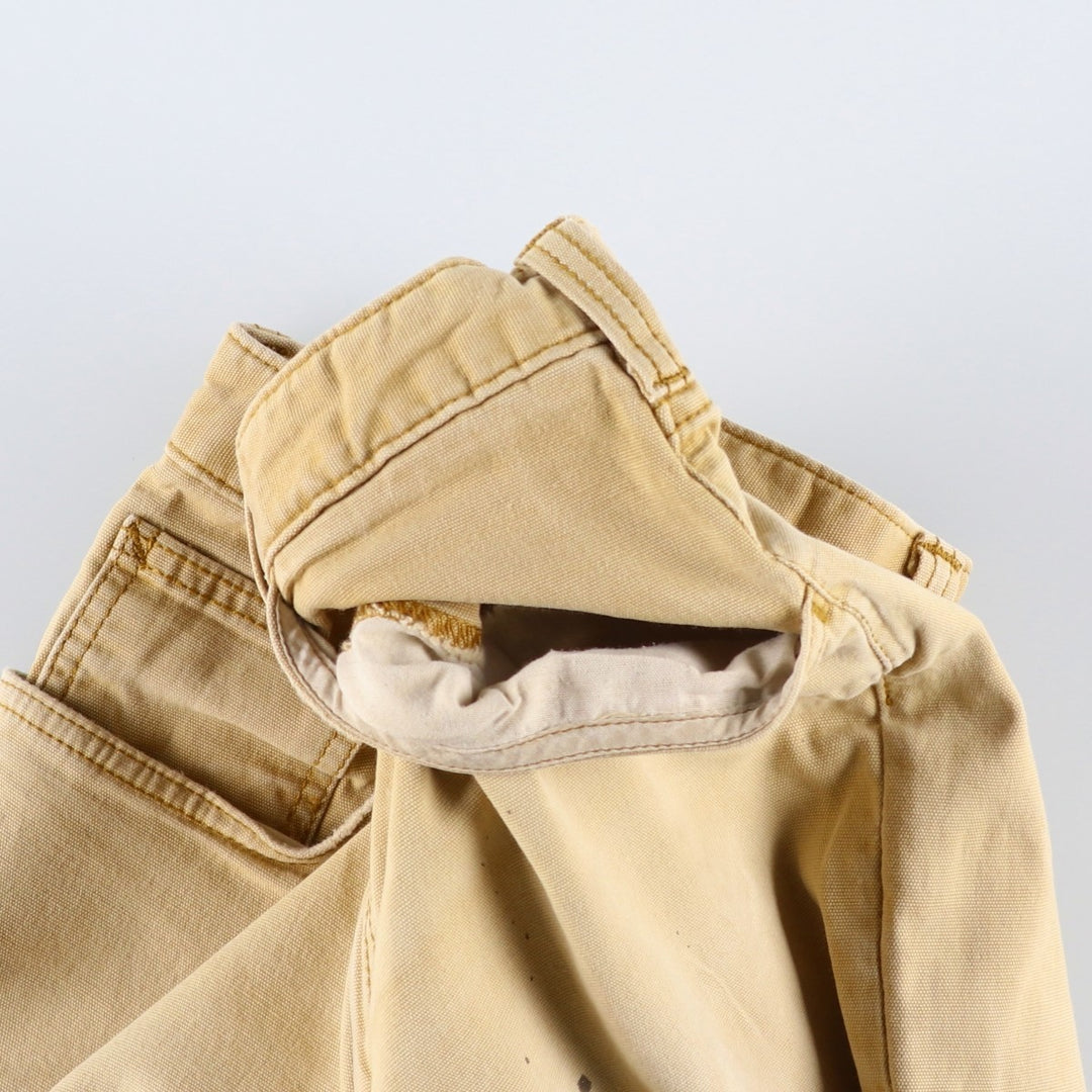 Carhartt Relaxed Fit Duck Work Pants, Men's, W34 equivalent cotton Beige type Vintage Second Hand