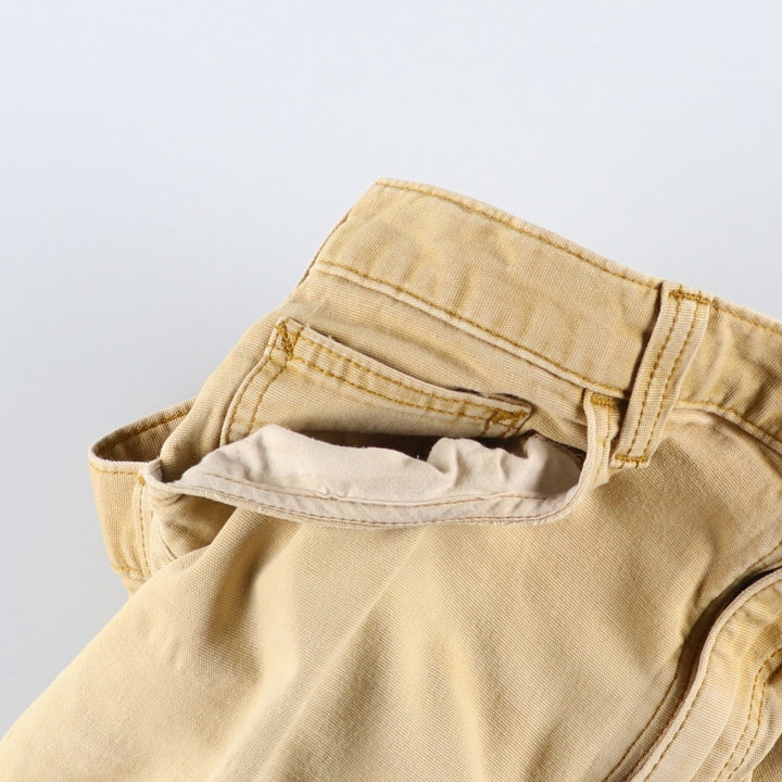 Carhartt Relaxed Fit Duck Work Pants, Men's, W34 equivalent cotton Beige type Vintage Second Hand