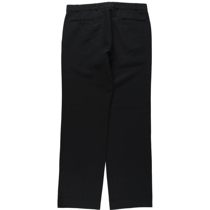 Van Heusen wool trousers/slacks for men, equivalent to size W35. wool black type Vintage Second Hand