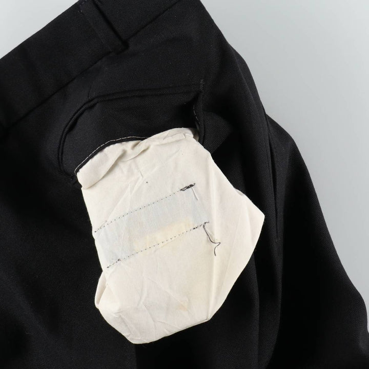 Van Heusen wool trousers/slacks for men, equivalent to size W35. wool black type Vintage Second Hand
