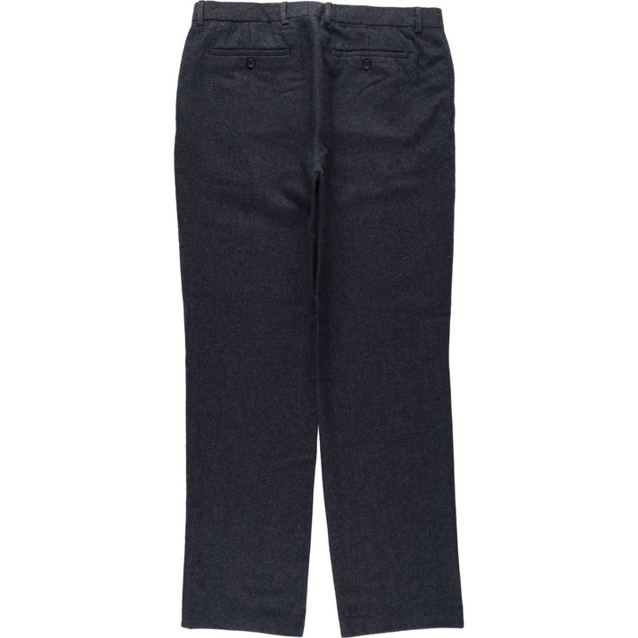 Banana Republic men's slacks (approx. W36) polyester navy blue type Vintage Second Hand