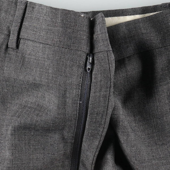 90'S style wide-leg slacks, men's size W34 (approx.) unclear gray type Vintage Second Hand