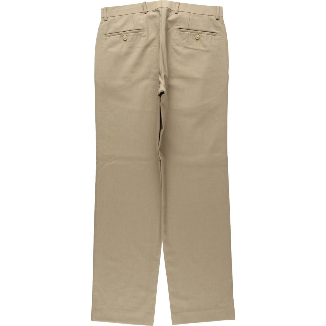 Ralph Lauren Lauren Wool Pants, Slacks, Men's, Size W33 wool Beige type Vintage Second Hand
