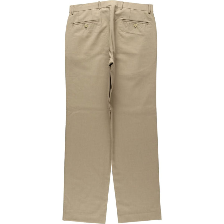 Ralph Lauren Lauren Wool Pants, Slacks, Men's, Size W33 wool Beige type Vintage Second Hand
