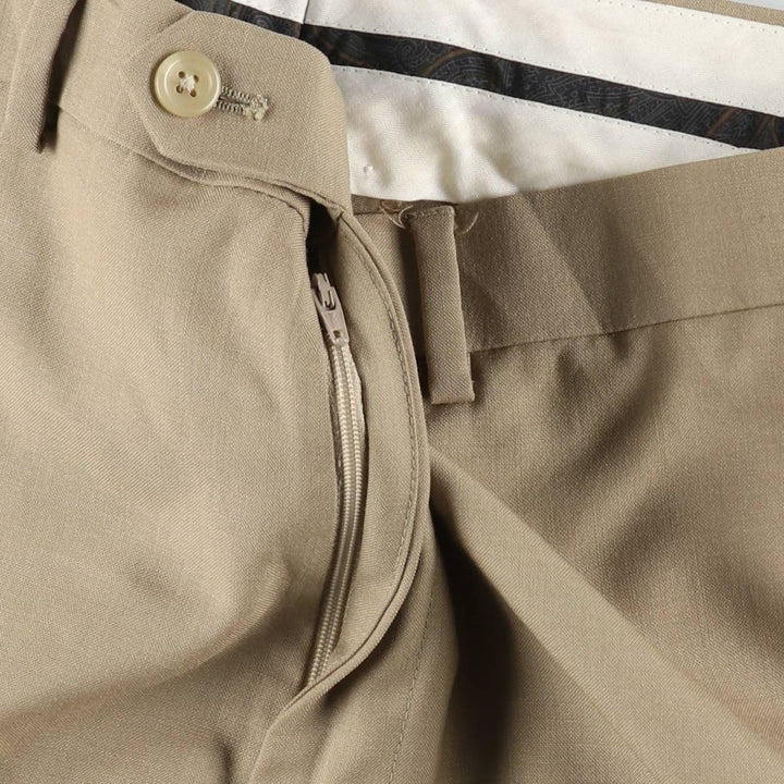 Ralph Lauren Lauren Wool Pants, Slacks, Men's, Size W33 wool Beige type Vintage Second Hand