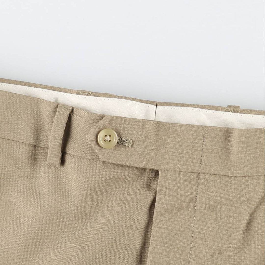Ralph Lauren Lauren Wool Pants, Slacks, Men's, Size W33 wool Beige type Vintage Second Hand