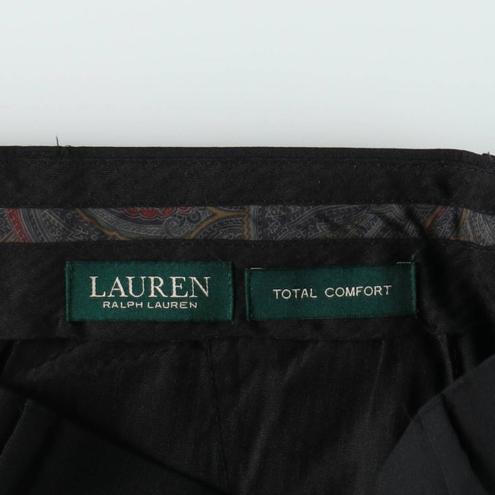 Ralph Lauren TOTAL COMFORT slacks pants for men, size W34 (approx.) unclear black type Vintage Second Hand