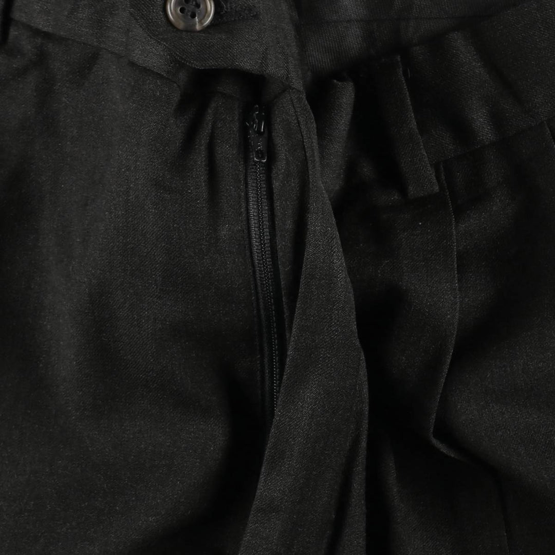 JOS. A. BANK Two-pleat wool trousers, made in the USA, men's size W34 (approx.), lightweight. wool Charcoal Vintage Second Hand