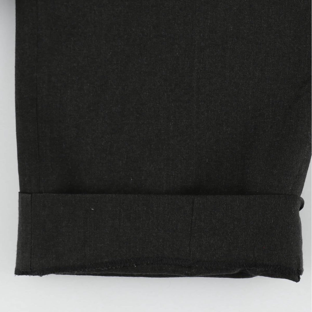 JOS. A. BANK Two-pleat wool trousers, made in the USA, men's size W34 (approx.), lightweight. wool Charcoal Vintage Second Hand