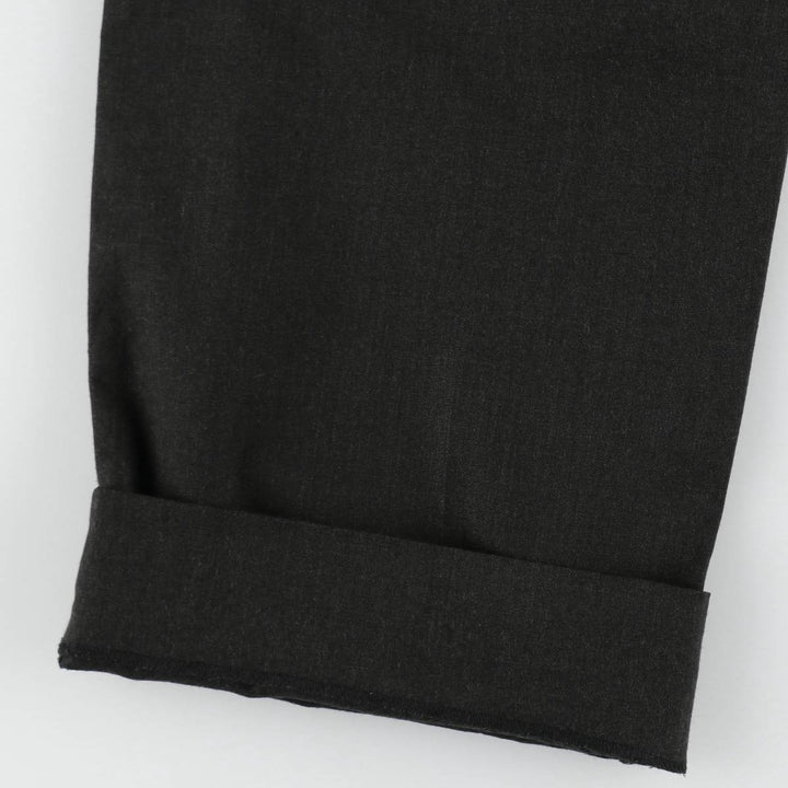 JOS. A. BANK Two-pleat wool trousers, made in the USA, men's size W34 (approx.), lightweight. wool Charcoal Vintage Second Hand