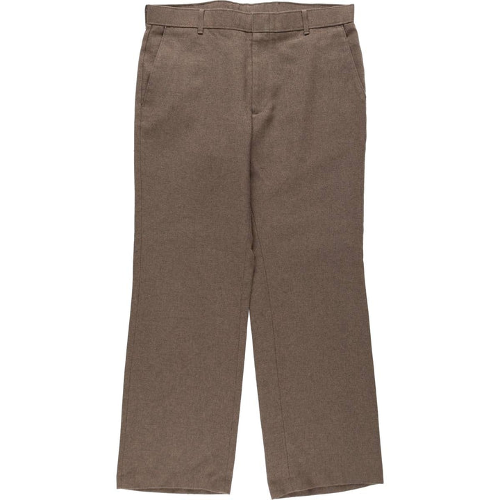 ~1980'S Levi's Action Slacks, Men's W34 equivalent, Vintage unclear brown type Vintage Second Hand