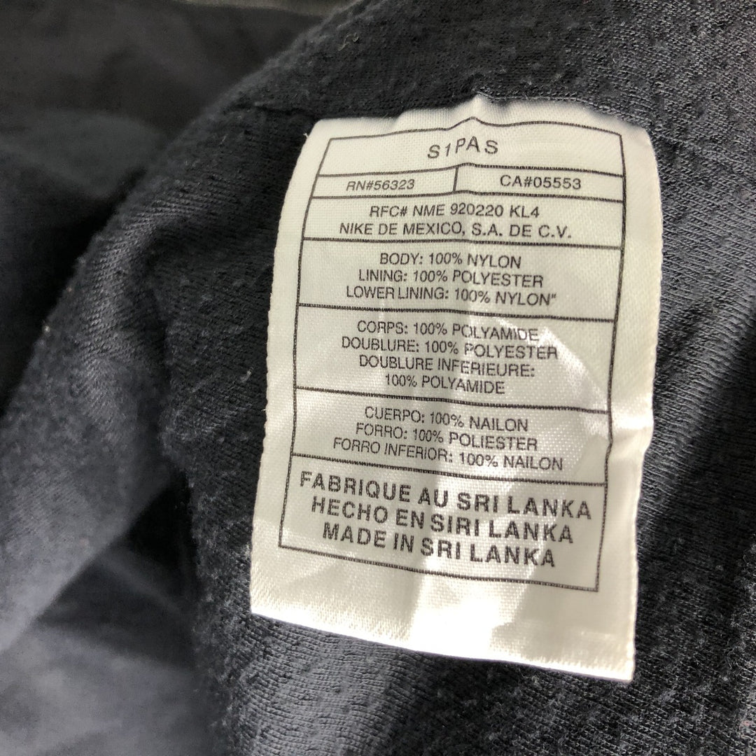 00'S Nike Nylon Jacket Men's M size Nylon black type Vintage Second Hand