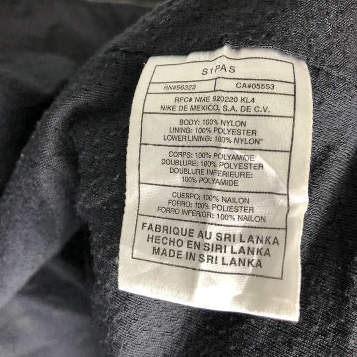 00'S Nike Nylon Jacket Men's M size Nylon black type Vintage Second Hand