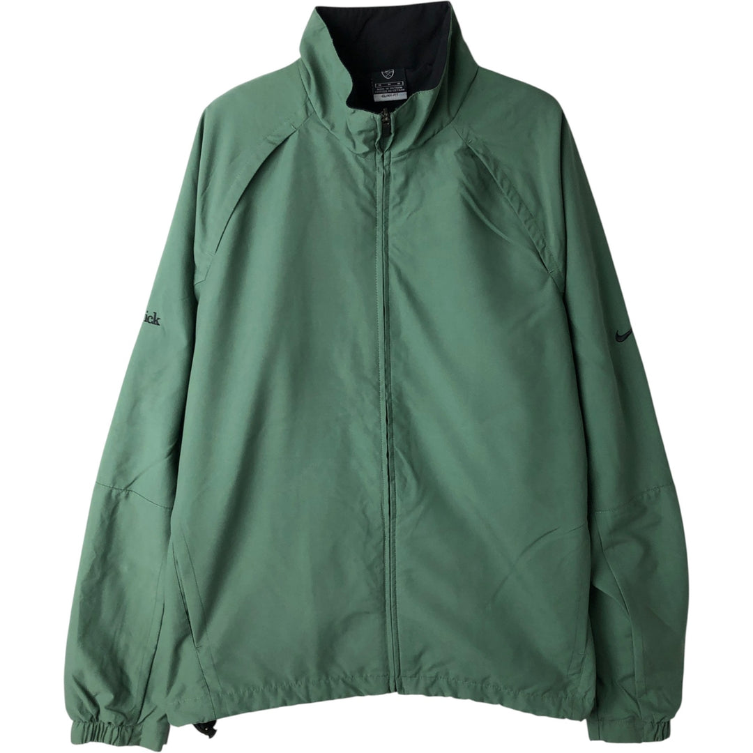 Nike Golf CLIMA-FIT Windbreaker, Men's Size M (approx.) polyester green type Vintage Second Hand