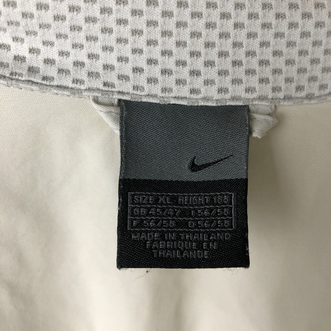 00'S Nike Nylon Jacket Men's XL unclear pale white type Vintage Second Hand