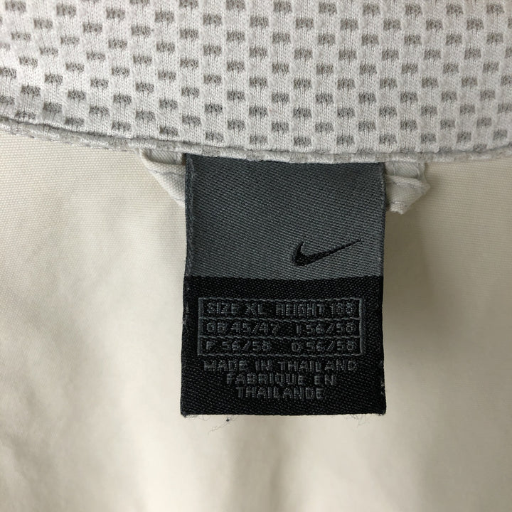00'S Nike Nylon Jacket Men's XL unclear pale white type Vintage Second Hand