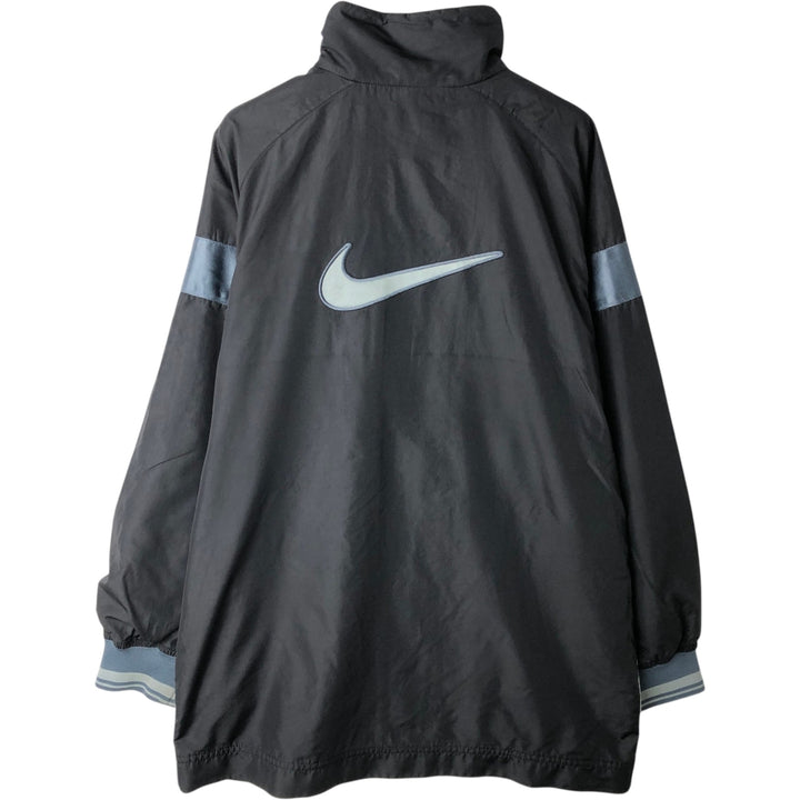 2000'S Nike Windbreaker with Embroidered Logo, Men's Size XL (approx.) polyester black type Vintage Second Hand