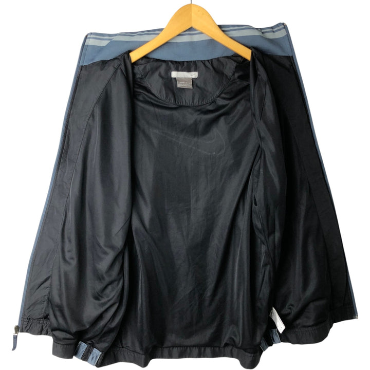 2000'S Nike Windbreaker with Embroidered Logo, Men's Size XL (approx.) polyester black type Vintage Second Hand