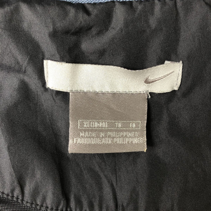 2000'S Nike Windbreaker with Embroidered Logo, Men's Size XL (approx.) polyester black type Vintage Second Hand