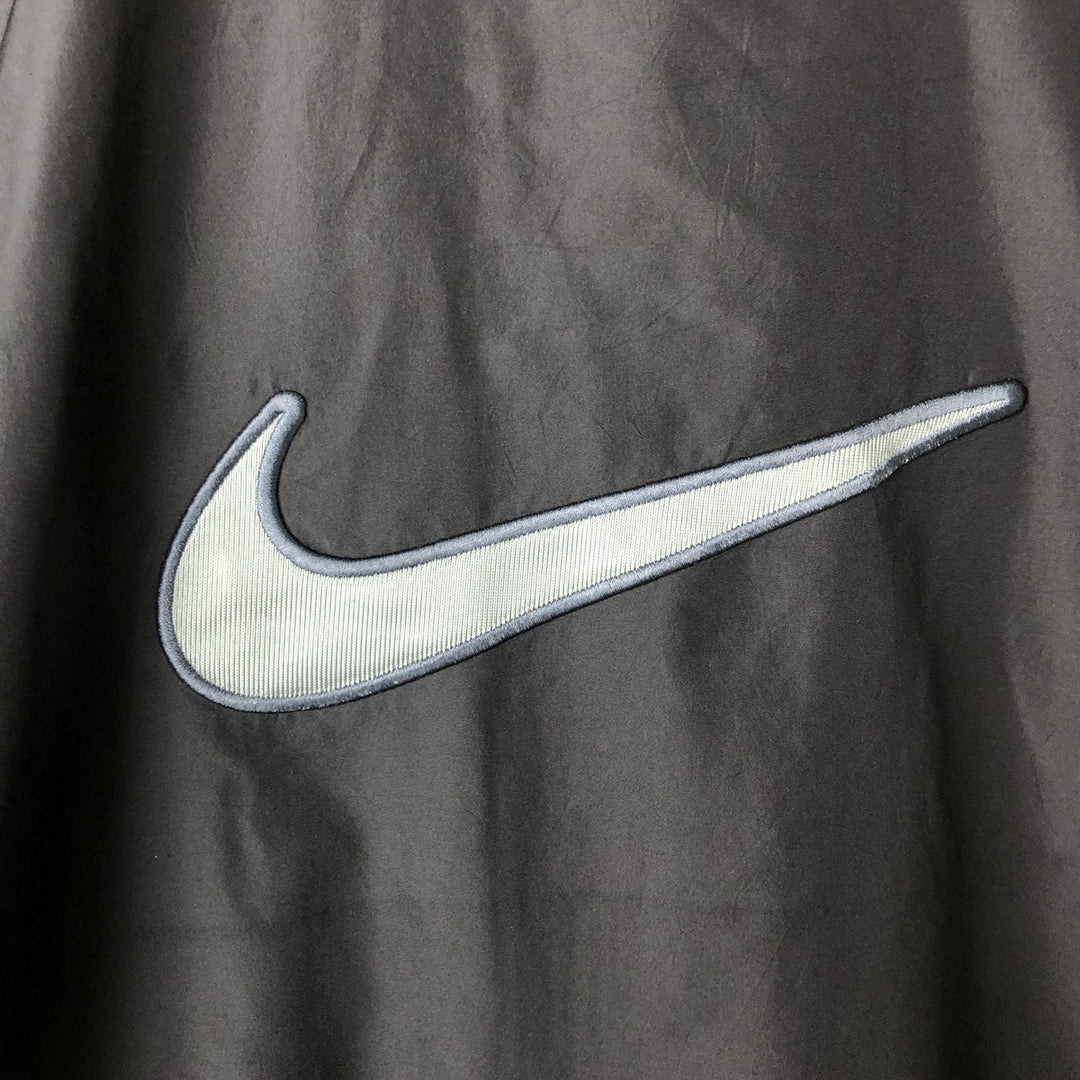 2000'S Nike Windbreaker with Embroidered Logo, Men's Size XL (approx.) polyester black type Vintage Second Hand