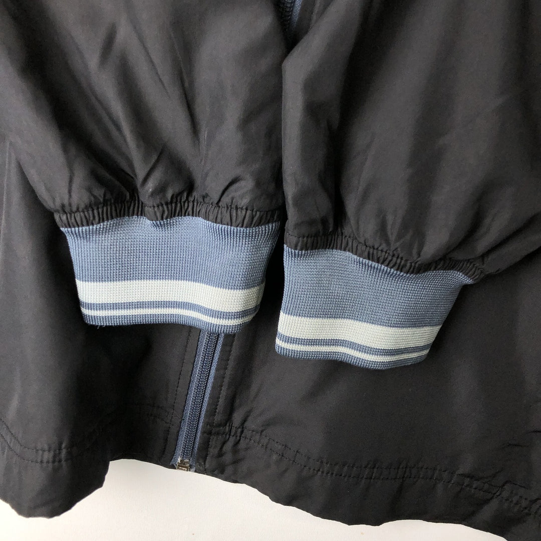 2000'S Nike Windbreaker with Embroidered Logo, Men's Size XL (approx.) polyester black type Vintage Second Hand