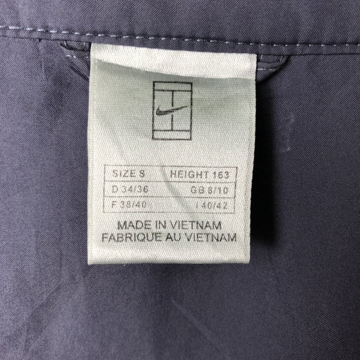 Nike Windbreaker Men's Size Small polyamide navy blue type Vintage Second Hand