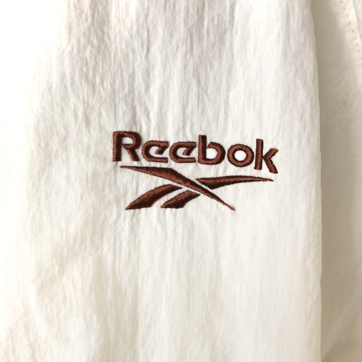00s~ Reebok nylon jacket, men's size M Nylon white type Vintage Second Hand