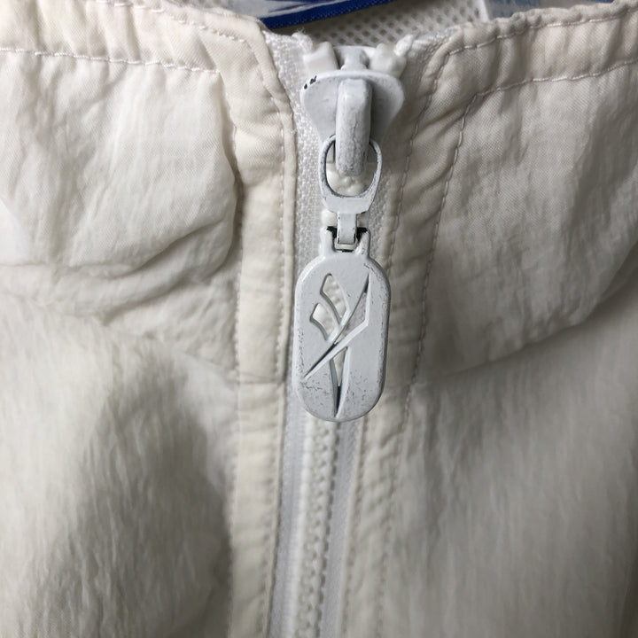 00s~ Reebok nylon jacket, men's size M Nylon white type Vintage Second Hand