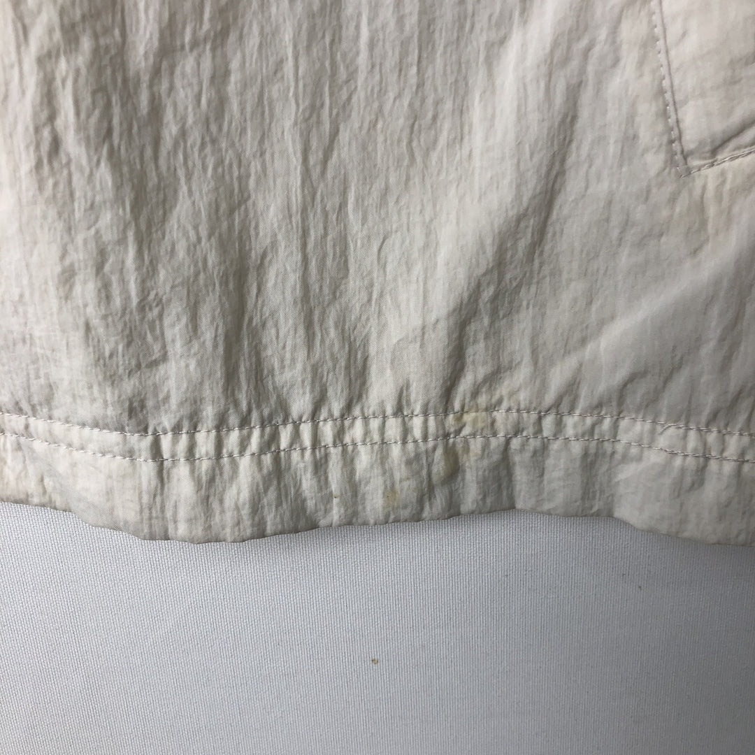 00s~ Reebok nylon jacket, men's size M Nylon white type Vintage Second Hand