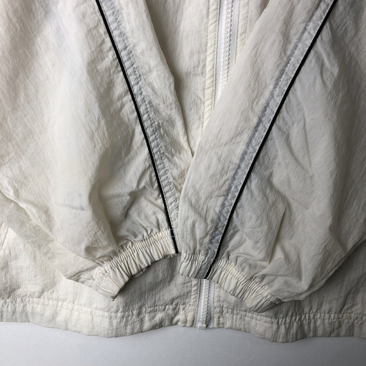 00s~ Reebok nylon jacket, men's size M Nylon white type Vintage Second Hand