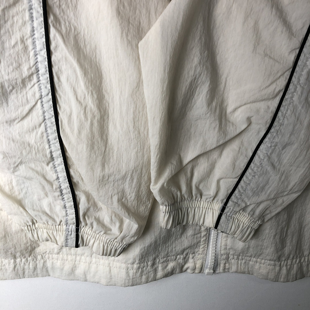 00s~ Reebok nylon jacket, men's size M Nylon white type Vintage Second Hand