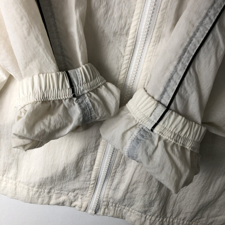 00s~ Reebok nylon jacket, men's size M Nylon white type Vintage Second Hand