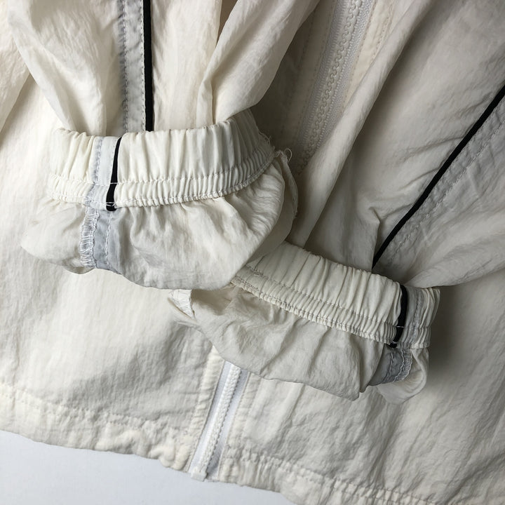 00s~ Reebok nylon jacket, men's size M Nylon white type Vintage Second Hand