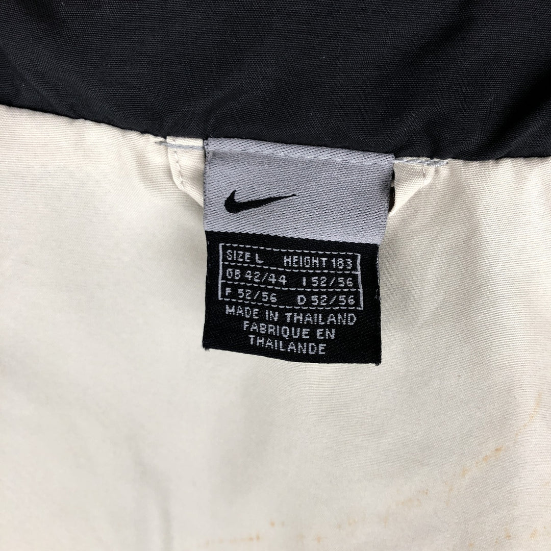 00'S Nike Windbreaker Men's Size L polyester black type Vintage Second Hand