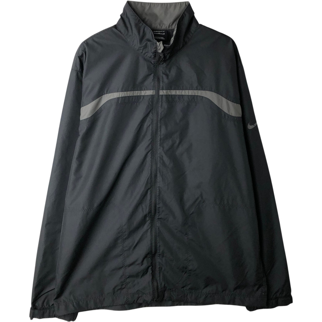 Nike Golf Ripstop Windbreaker, Men's Size L (approx.) polyester black type Vintage Second Hand