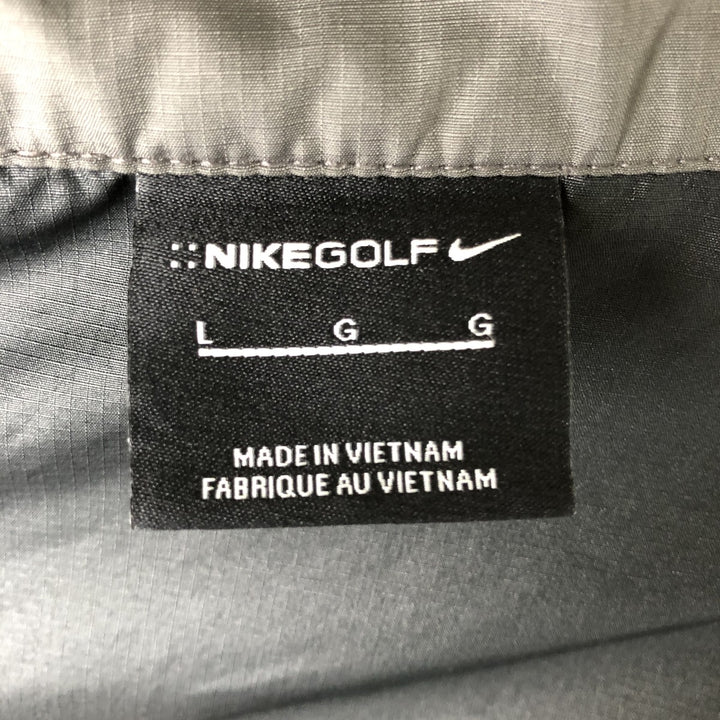 Nike Golf Ripstop Windbreaker, Men's Size L (approx.) polyester black type Vintage Second Hand