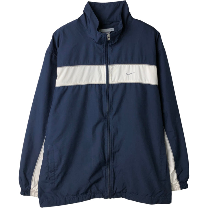00'S Nike Windbreaker Men's Size L polyester navy blue type Vintage Second Hand