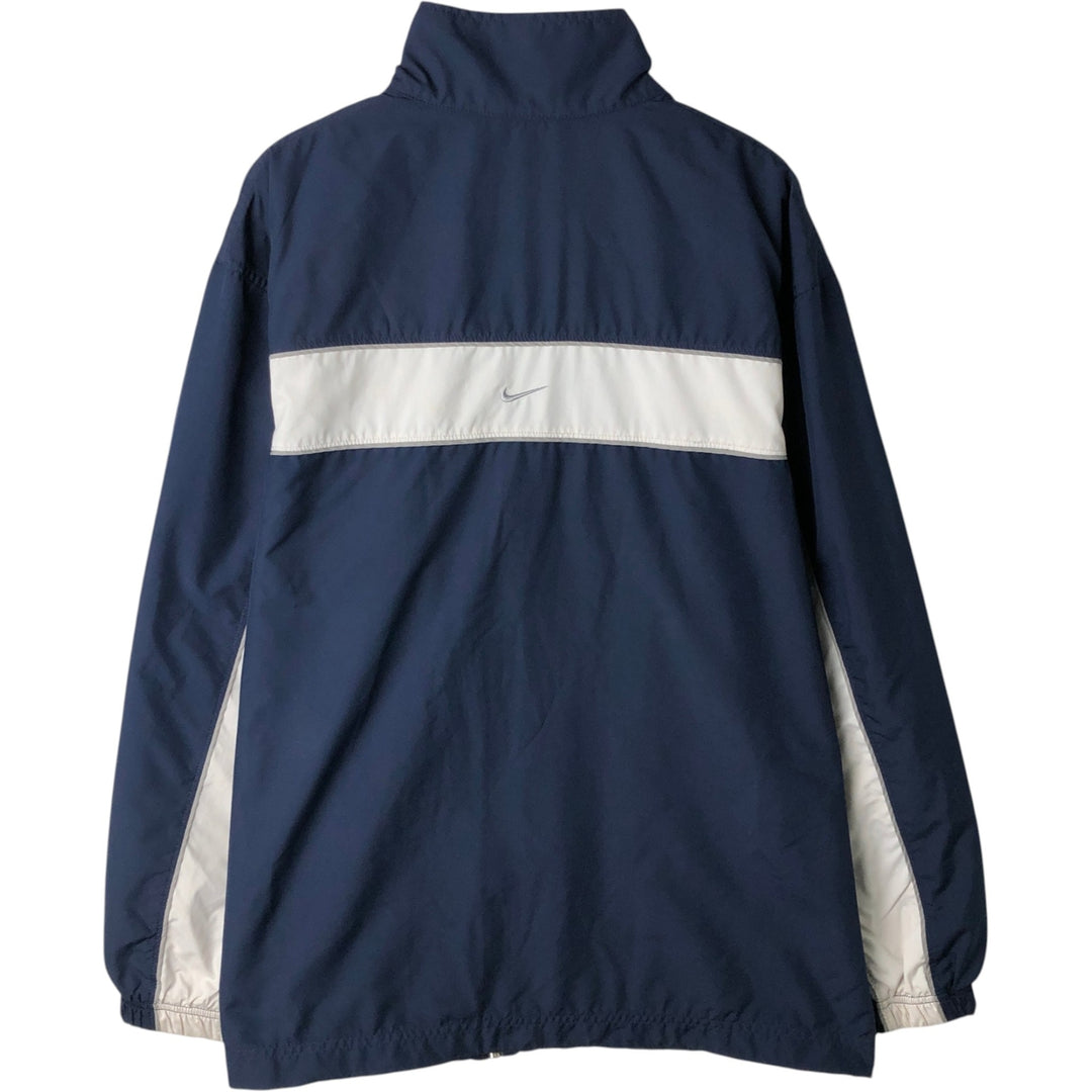 00'S Nike Windbreaker Men's Size L polyester navy blue type Vintage Second Hand