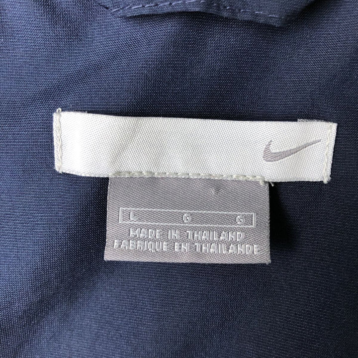 00'S Nike Windbreaker Men's Size L polyester navy blue type Vintage Second Hand