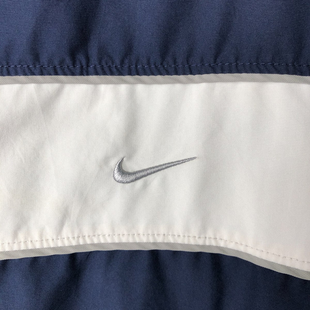 00'S Nike Windbreaker Men's Size L polyester navy blue type Vintage Second Hand