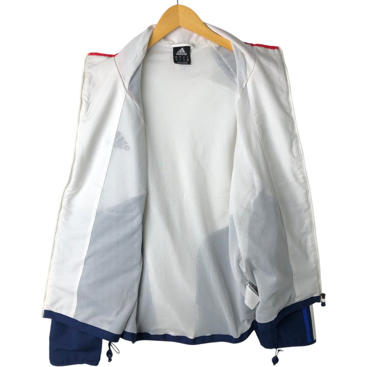 2000'S Adidas France National Team Windbreaker, Men's Size M (approx.) polyester white type Vintage Second Hand