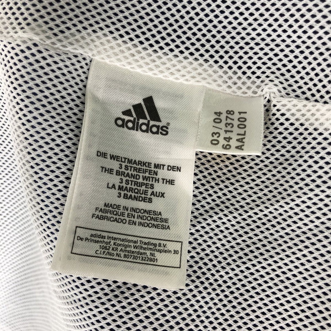 2000'S Adidas France National Team Windbreaker, Men's Size M (approx.) polyester white type Vintage Second Hand